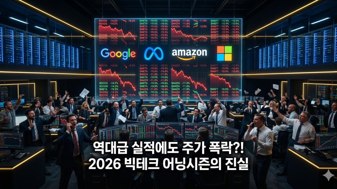 역대급 실적에도 주가 폭락?! 2026 빅테크 어닝시즌의 진실