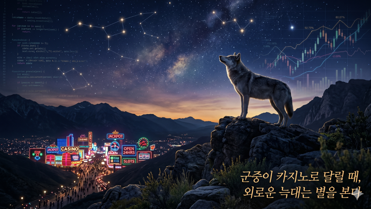 군중이 카지노로 달릴 때, 외로운 늑대는 별을 본다