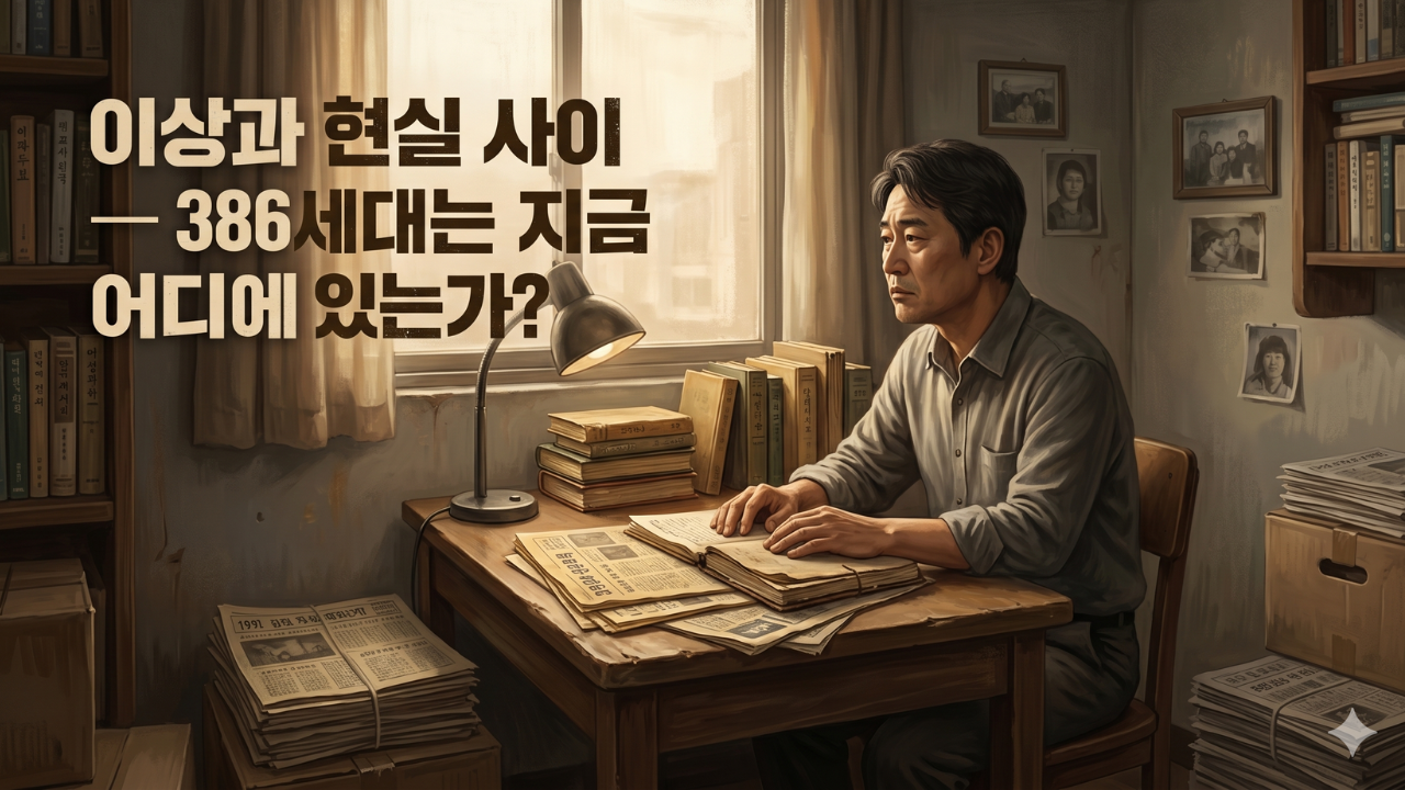 이상과 현실 사이 — 386세대는 지금 어디에 있는가