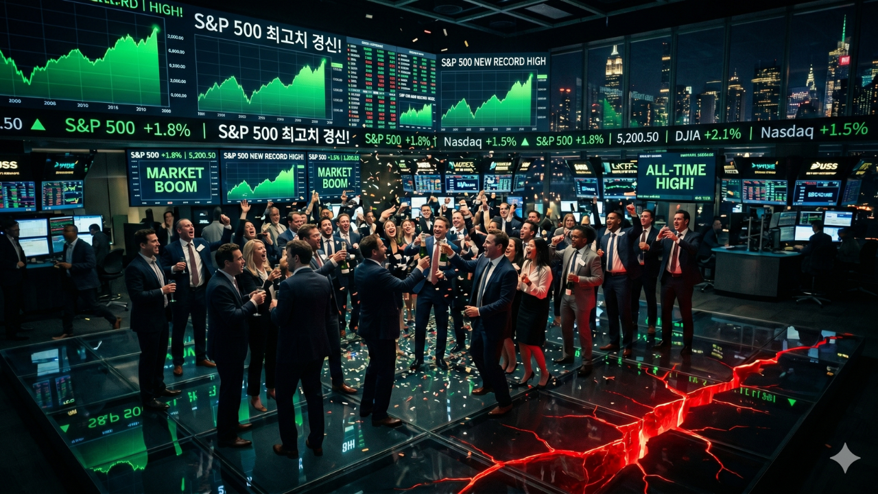 S&P 500 최고치 경신 — 상승장 속 구조적 싱크홀