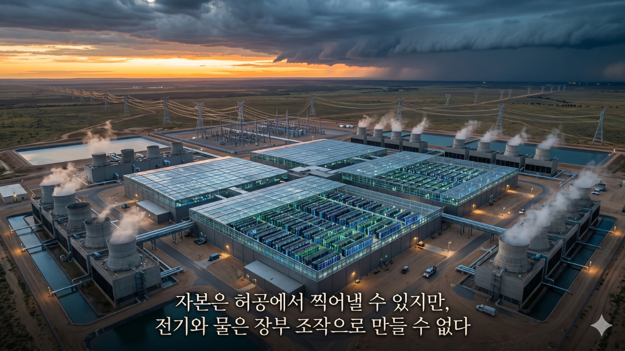 AI 데이터센터의 물리적 한계 — 전기와 물