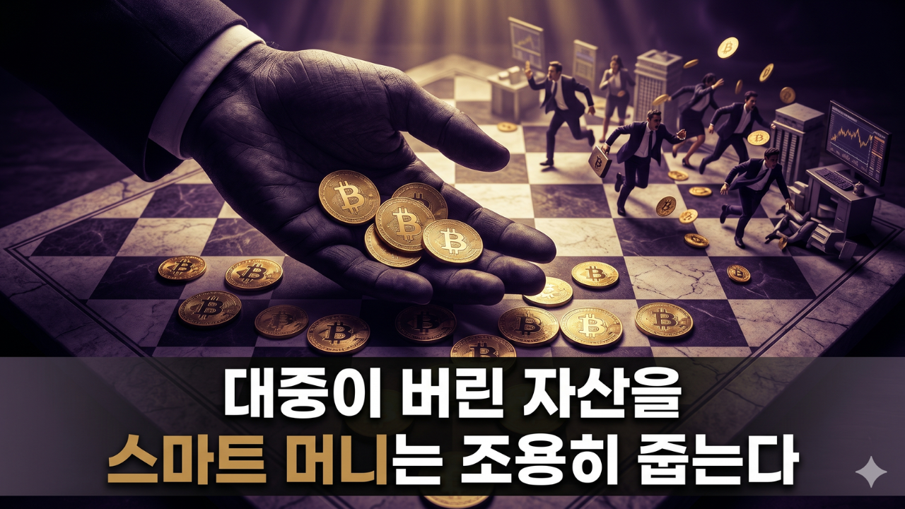 암호화폐 투자 전략 스마트 머니 기관 축적 구간