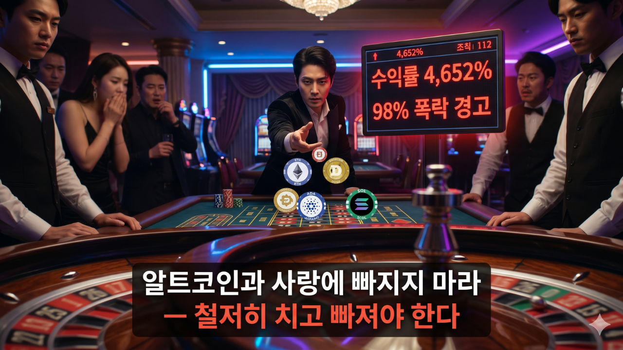 암호화폐 투자 전략 알트코인 98% 폭락 경고 DCA