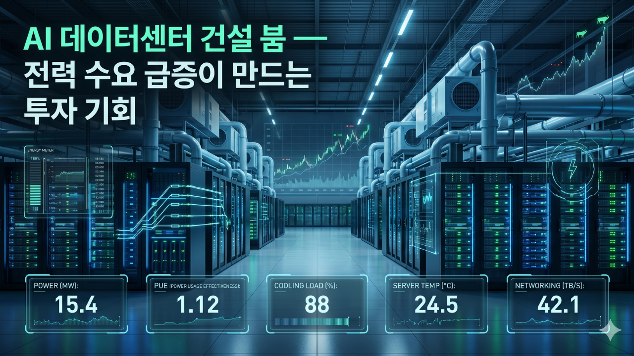 AI 데이터센터 건설 붐과 전력 수요 급증