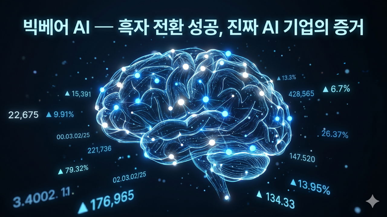빅베어 AI 흑자 전환 AI 기업