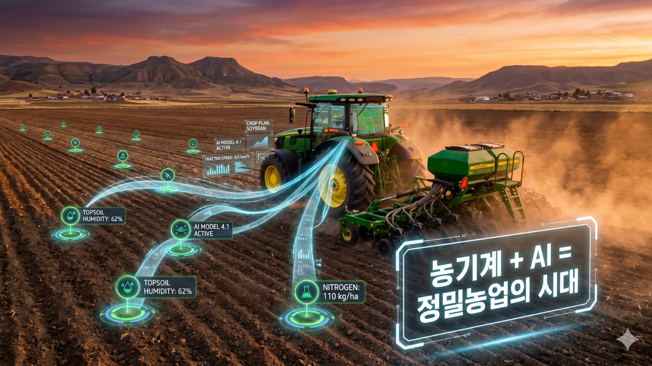 농기계 + AI = 정밀농업의 시대