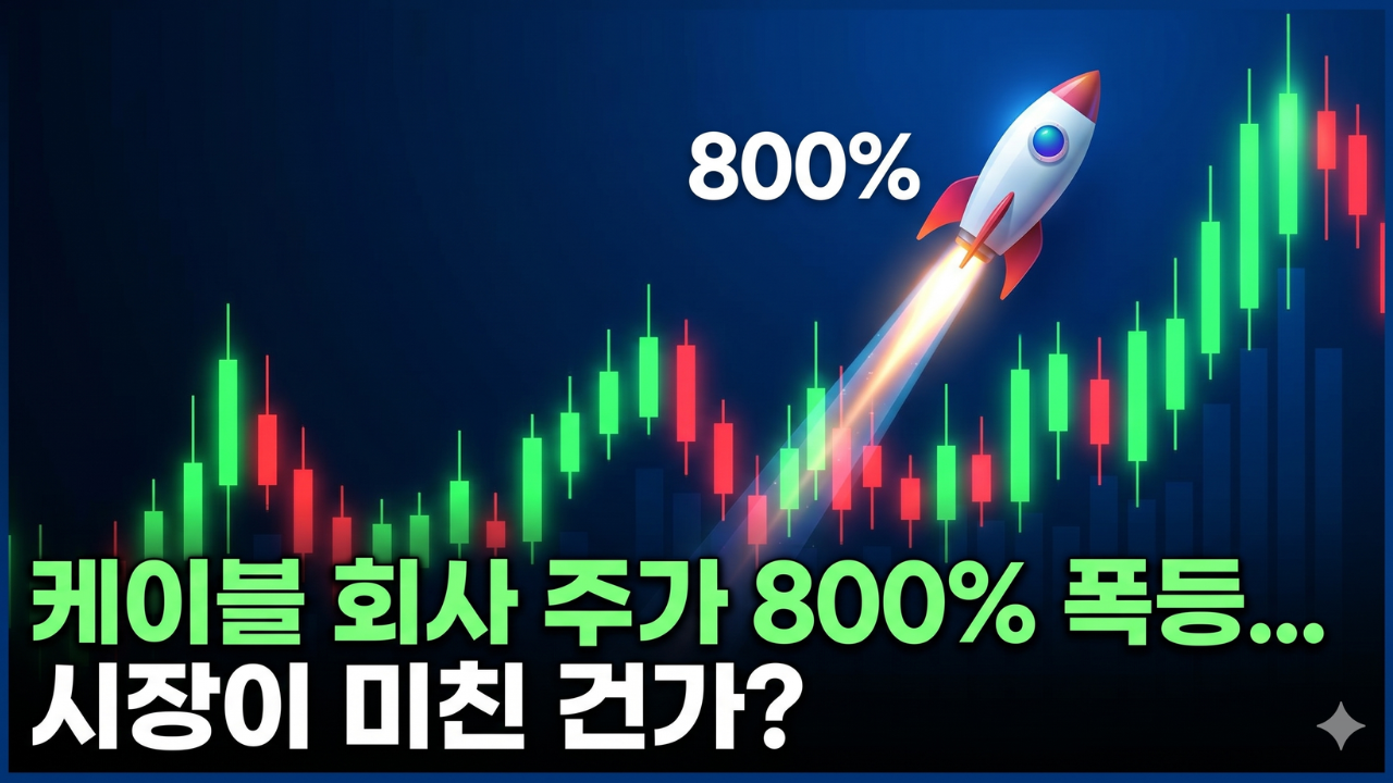 AI 인프라 주식 스마트머니 분석 — 케이블 주가 800% 폭등