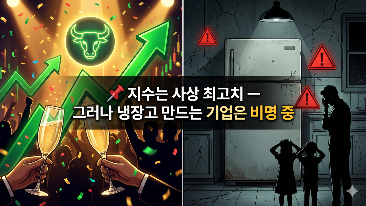 S&P500 사상 최고치와 소비재 기업 침체의 극명한 대비