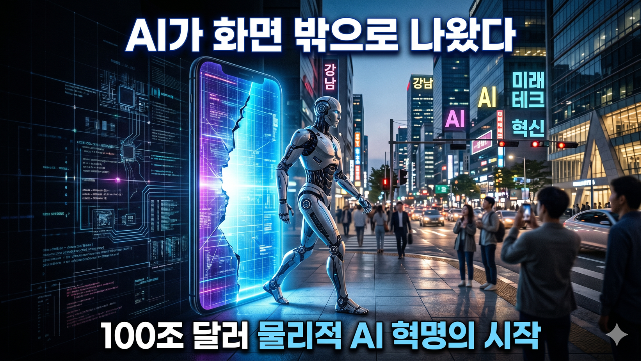 AI가 화면 밖으로 나왔다 - 100조 달러 물리적 AI 혁명