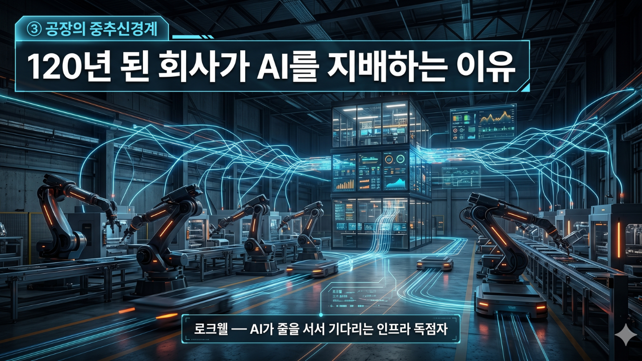 로크웰 오토메이션 스마트 공장 신경망 - AI가 줄을 서야 하는 인프라 독점자