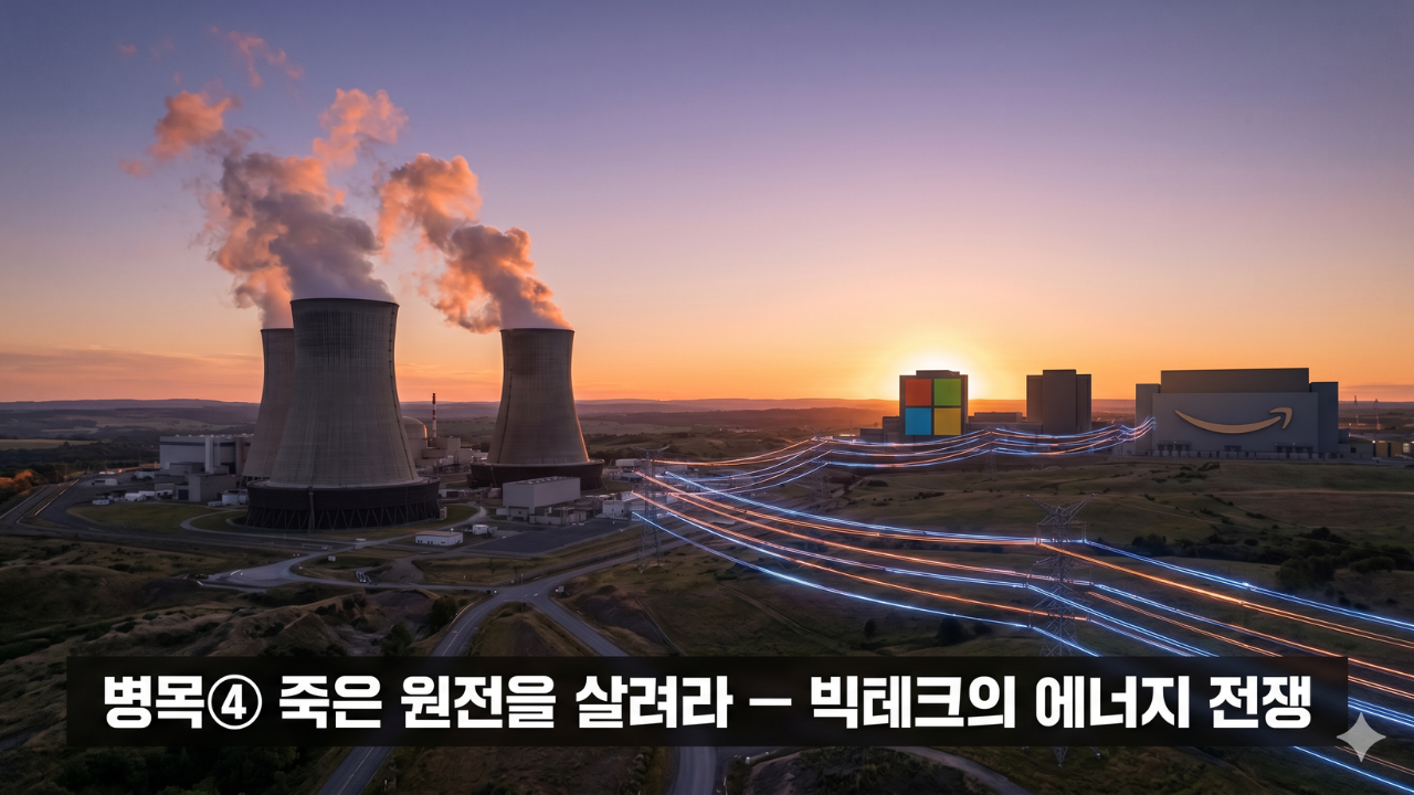 AI 데이터센터와 원자력 발전소 – 빅테크의 에너지 독점