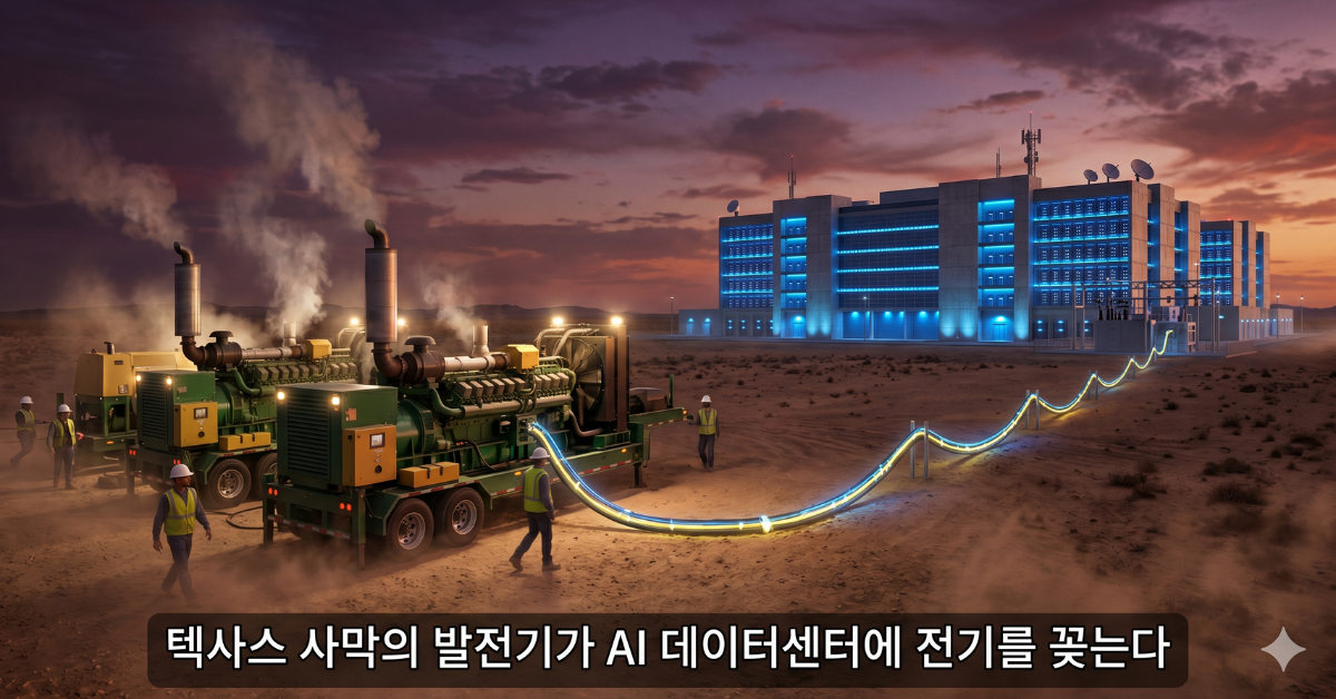 프랙플릿 발전기가 AI 데이터센터에 전력을 직접 공급하는 구조