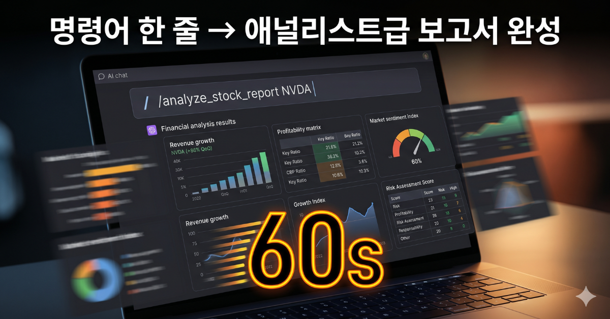 60초 주식 분석 실제 작동 사례