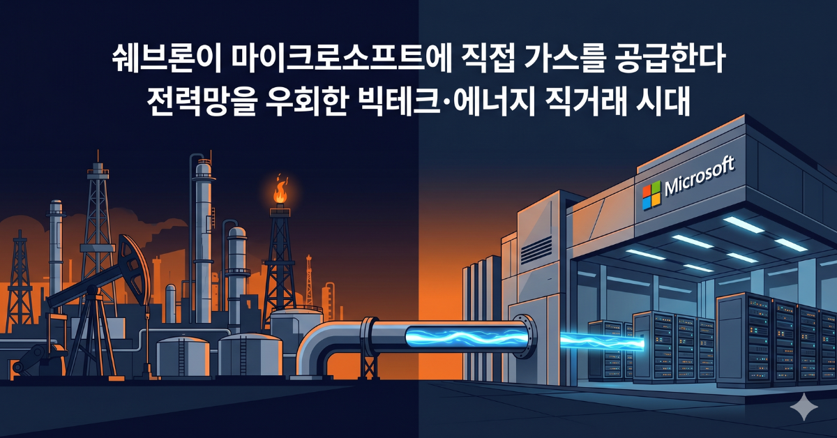 쉐브론 AI 데이터센터 직접 가스 공급 계약