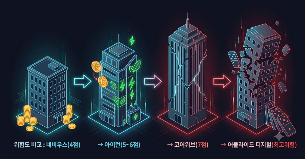 네비우스 AI 데이터센터 위험도 비교