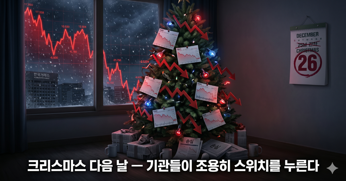 크리스마스 주식 폭락 시나리오 - 락업 해제와 연말 유동성 위기