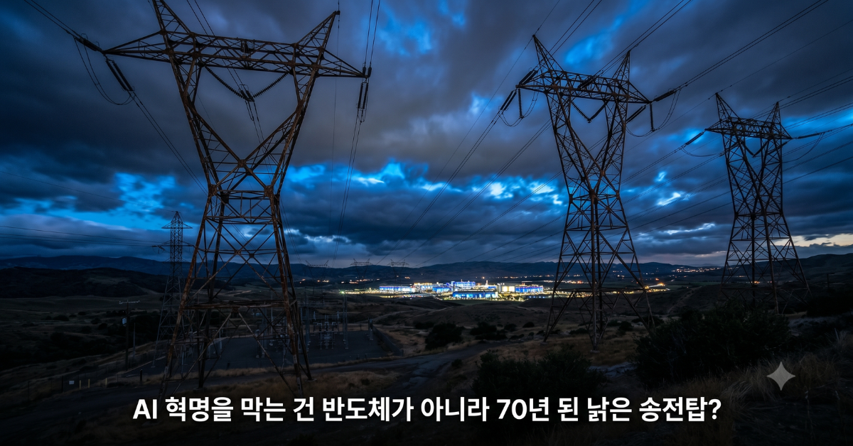 AI 혁명을 막는 건 반도체가 아니라 70년 된 낡은 송전탑