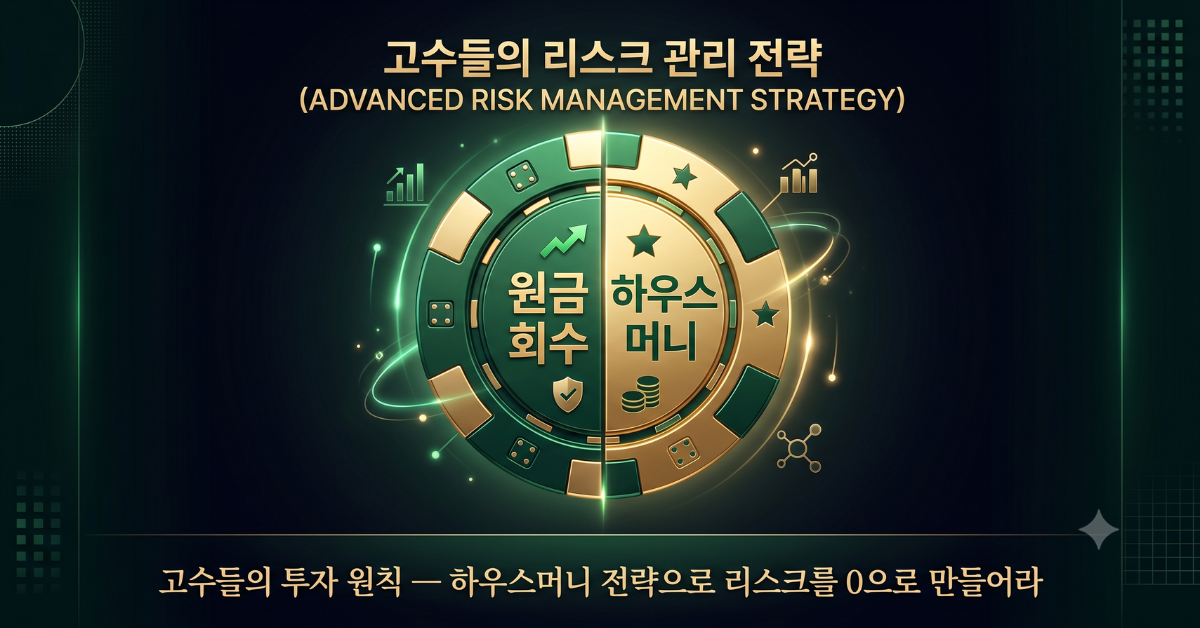 고수들의 투자 원칙 — 하우스머니 전략으로 리스크를 0으로 만들어라