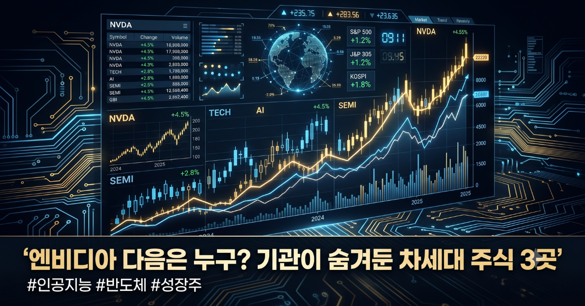 엔비디아 이후의 미국 주식 투자 기회 – AI 인프라 숨은 강자들