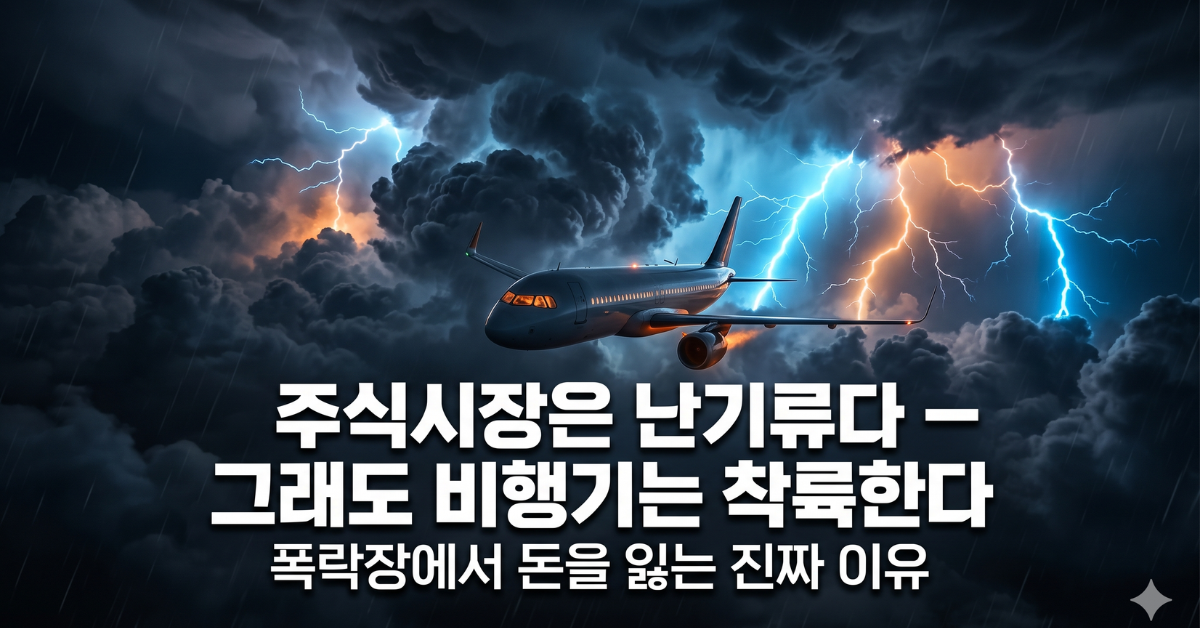 주식시장 폭락과 난기류 — 당신의 감정이 돈을 잃게 만든다