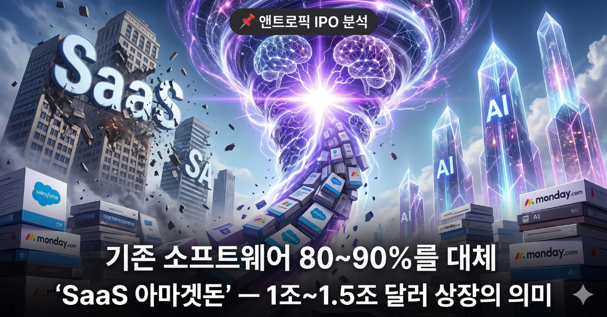 앤트로픽 IPO SaaS 아마겟돈 소프트웨어 대체
