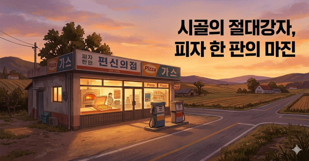 시골의 절대강자, 피자 한 판의 마진
