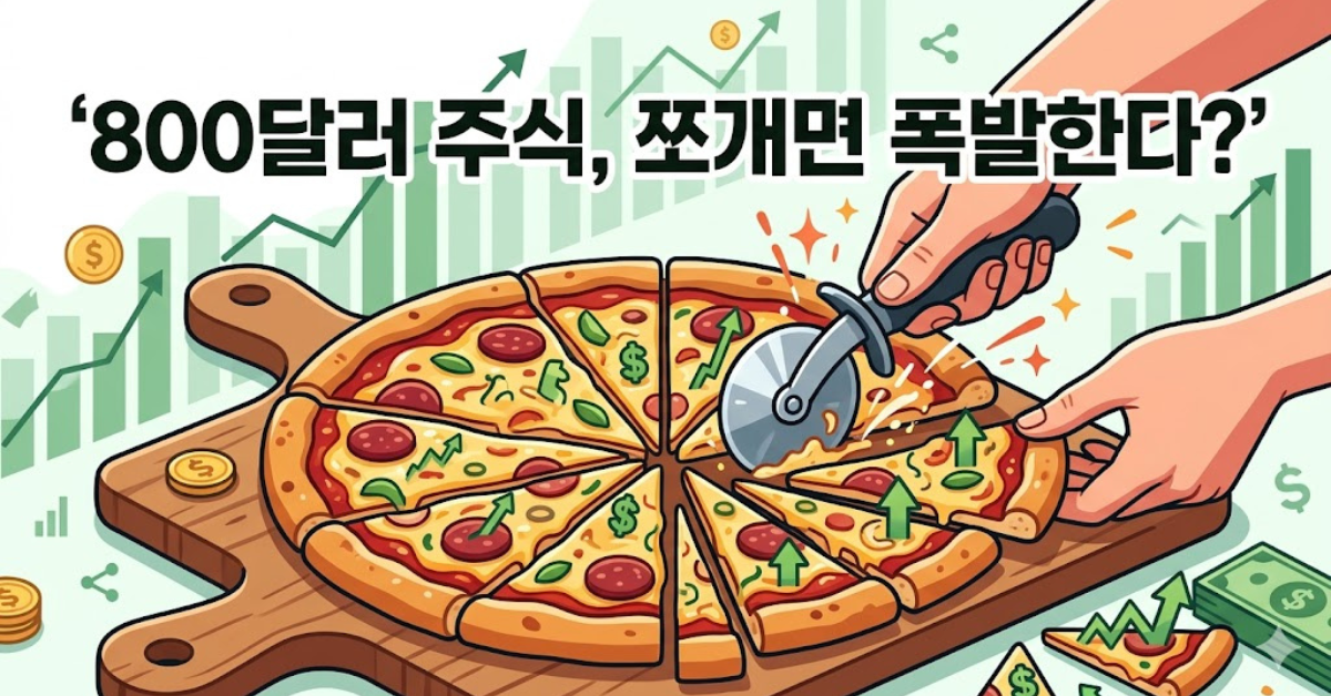 800달러 주식, 쪼개면 폭발한다