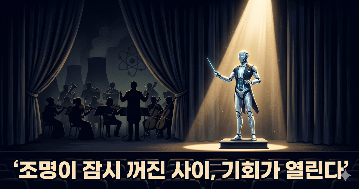 조명이 잠시 꺼진 사이, 기회가 열린다