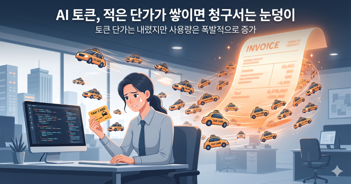 AI 토큰 사용량 폭증과 청구서 충격