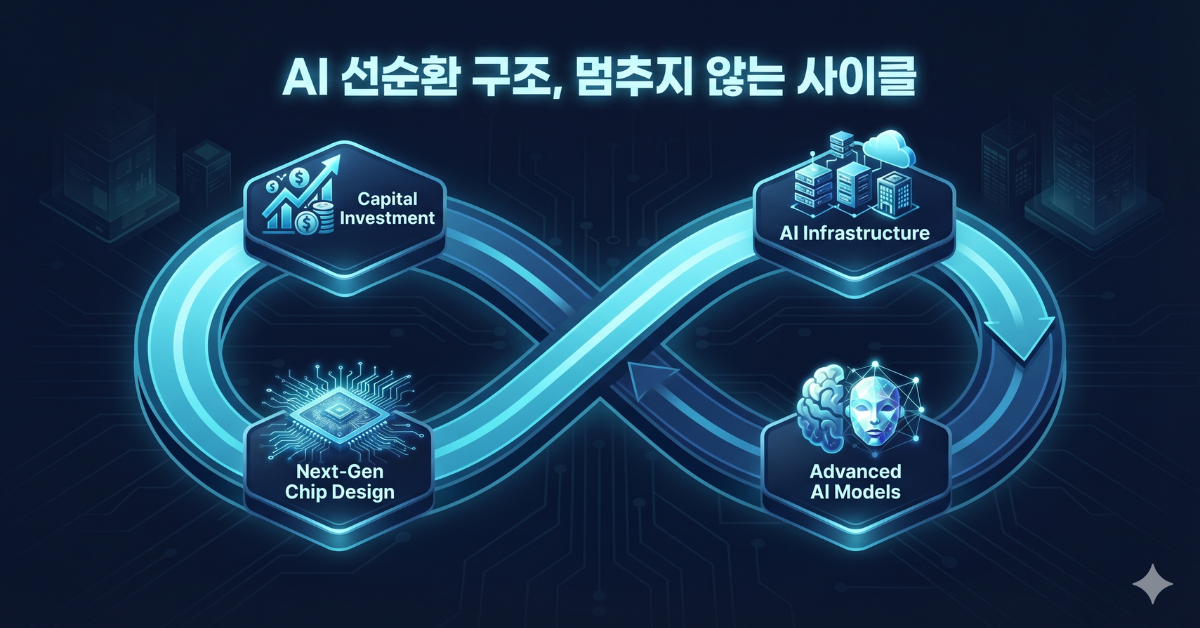 AI 선순환 구조 멈추지 않는 사이클