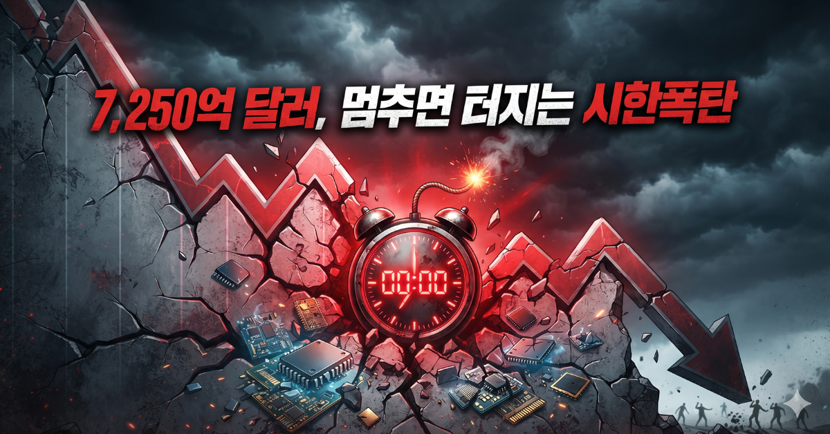 7,250억 달러, 멈추면 터지는 시한폭탄