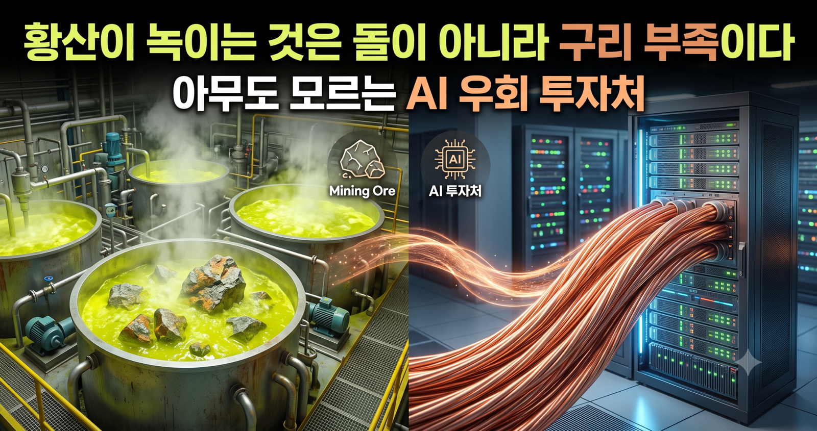 황산이 녹이는 것은 돌이 아니라 구리 부족이다