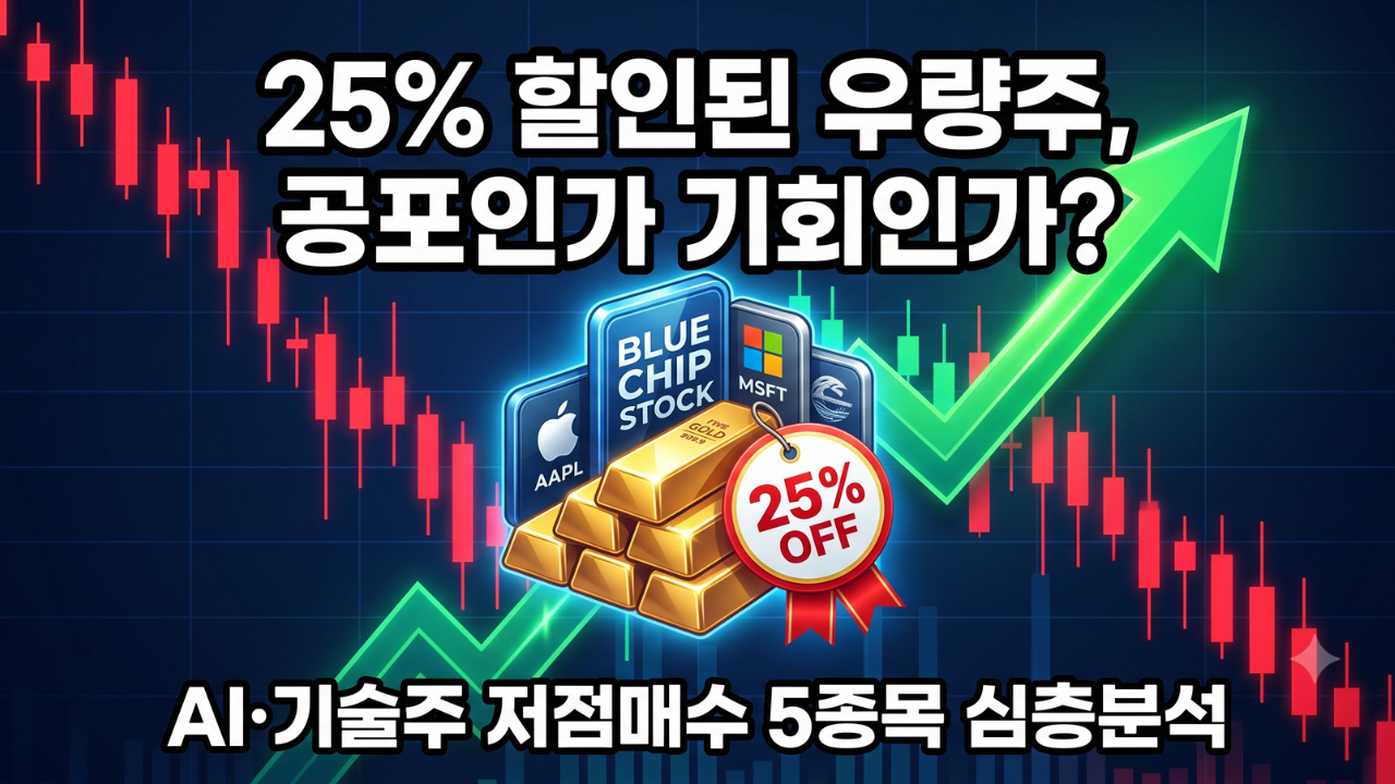25% 할인된 우량주, 공포인가 기회인가