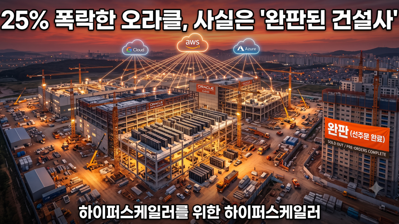 25% 폭락한 오라클, 사실은 완판된 건설사 - 하이퍼스케일러를 위한 하이퍼스케일러