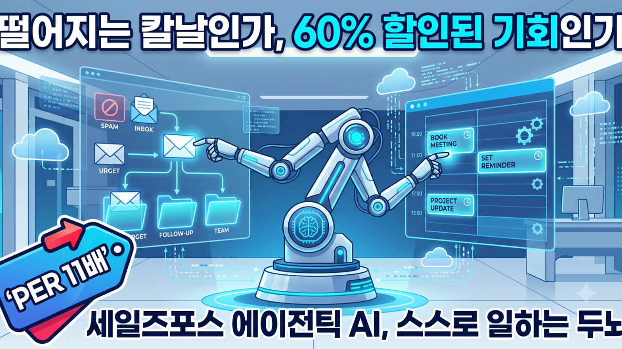 떨어지는 칼날인가, 60% 할인된 기회인가 - 세일즈포스 에이전틱 AI