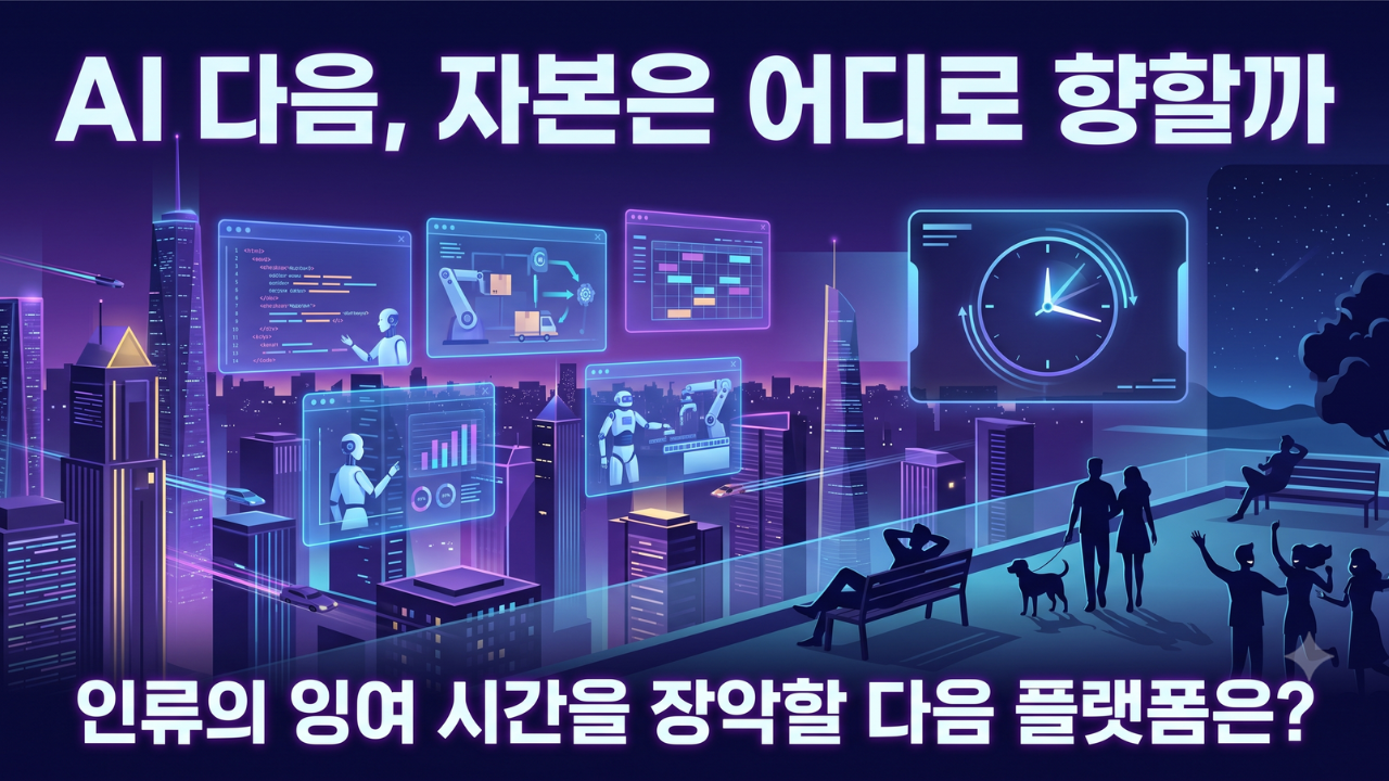 AI 다음, 자본은 어디로 향할까 - 인류의 잉여 시간을 장악할 다음 플랫폼