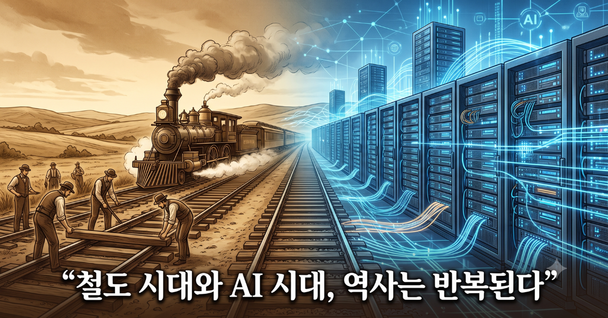 마이크로소프트 장기 투자 철도 산업 비유