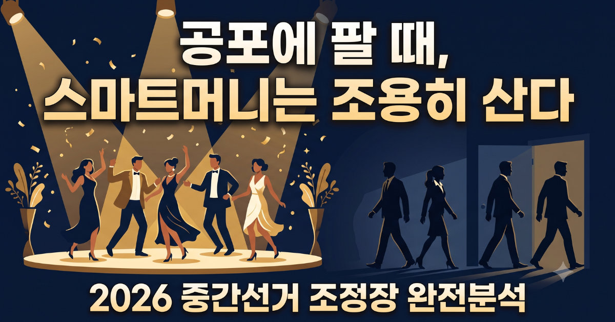 공포에 팔 때, 스마트머니는 조용히 산다