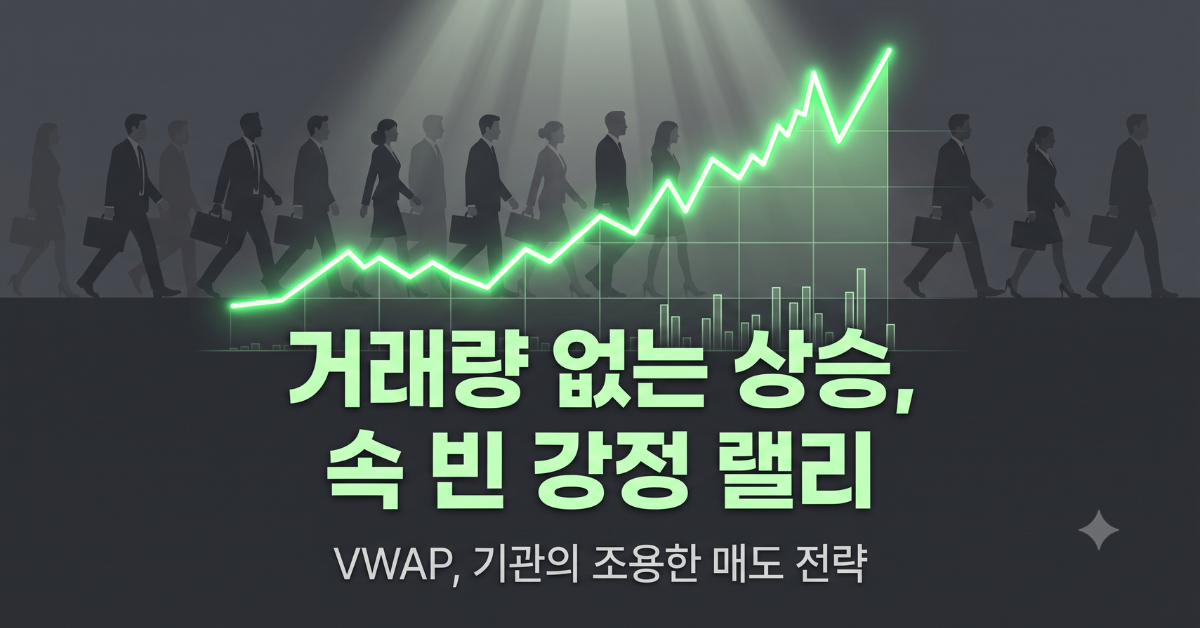 거래량 없는 상승, 속 빈 강정 랠리