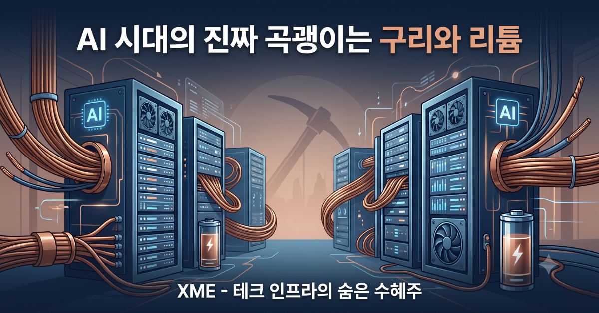 AI 시대의 진짜 곡괭이는 구리와 리튬