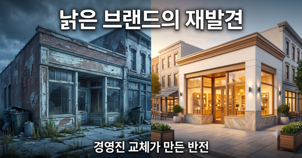 낡은 브랜드의 재발견 - 경영진 교체가 만든 반전