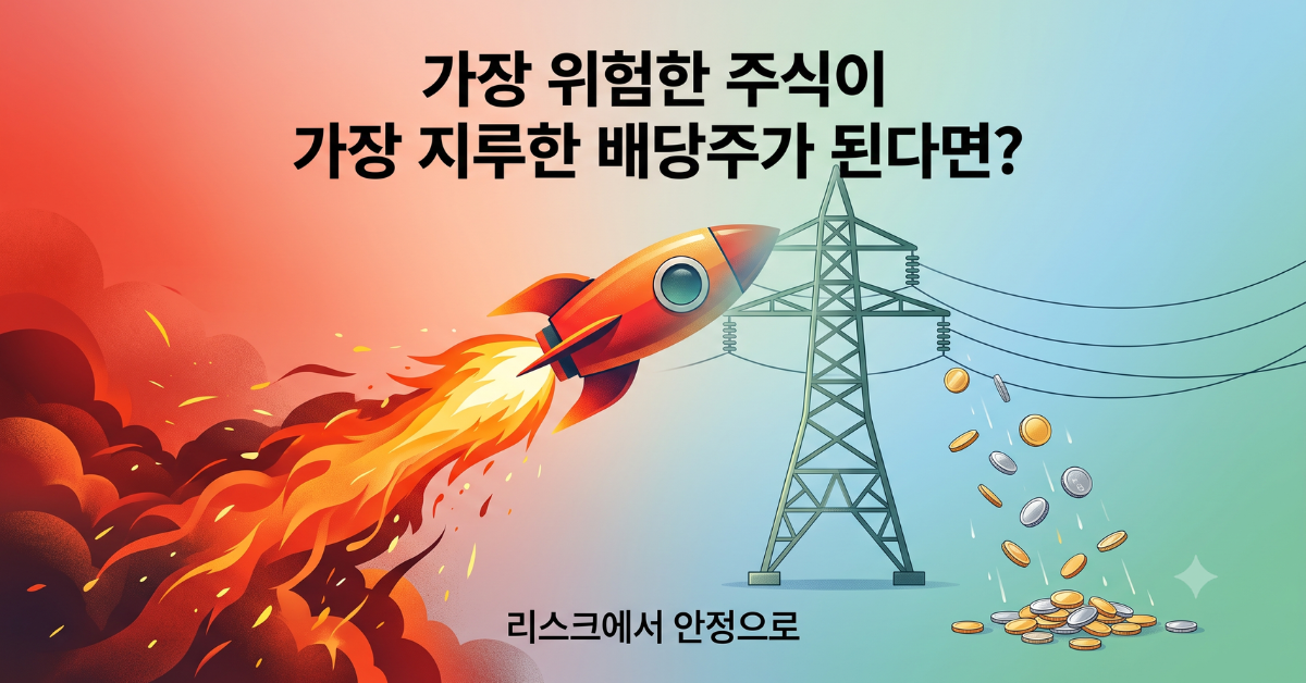 가장 위험한 주식이 가장 지루한 배당주가 된다면? 리스크에서 안정으로