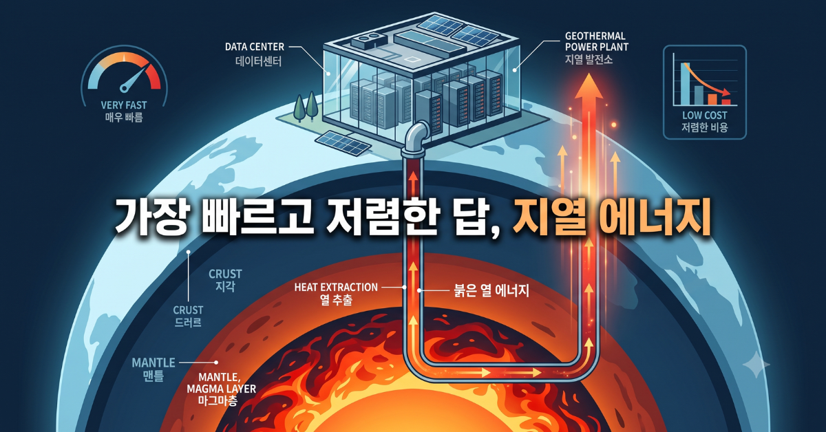 가장 빠르고 저렴한 답, 지열 에너지