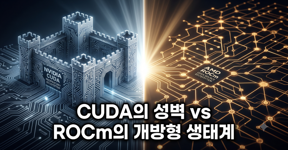 CUDA 성벽과 ROCm 개방형 생태계 대결
