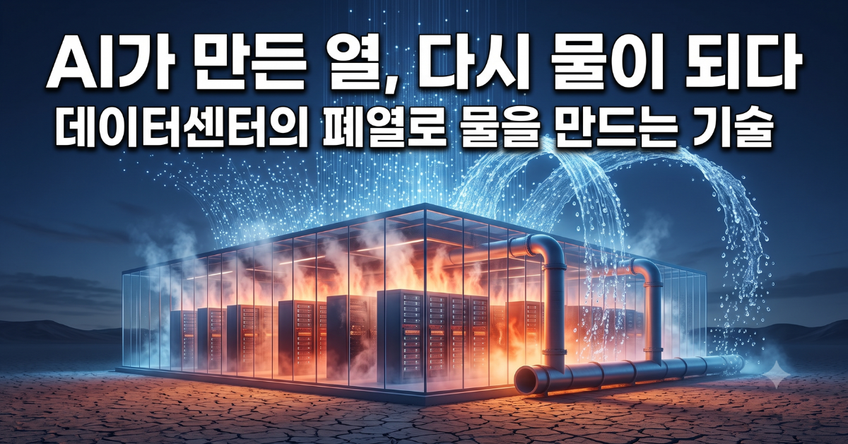 AI가 만든 열, 다시 물이 되다 - 데이터센터의 폐열로 물을 만드는 기술