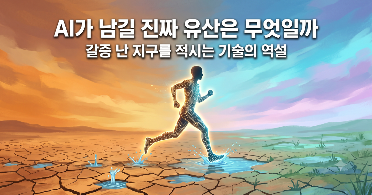 AI가 남길 진짜 유산은 무엇일까 - 갈증 난 지구를 적시는 기술의 역설