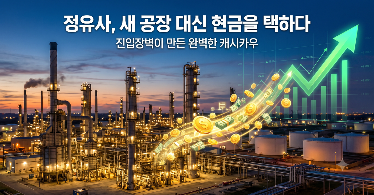 정유사, 새 공장 대신 현금을 택하다