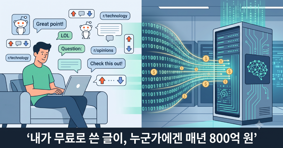 내가 무료로 쓴 글이, 누군가에겐 매년 800억 원