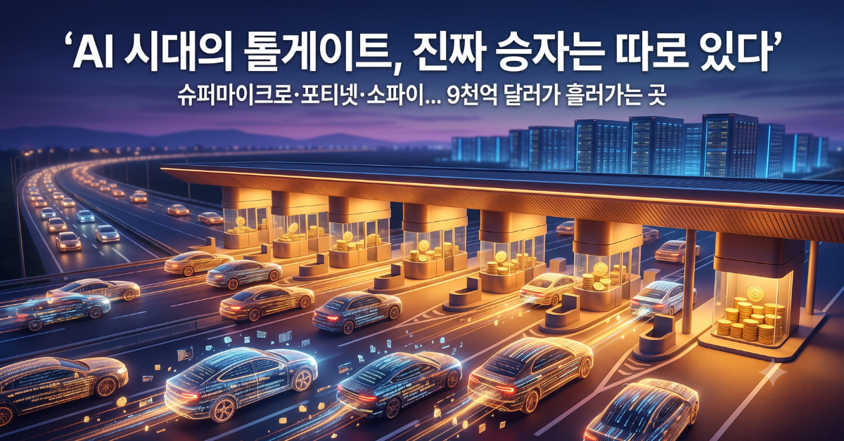 AI 시대의 톨게이트, 진짜 승자는 따로 있다