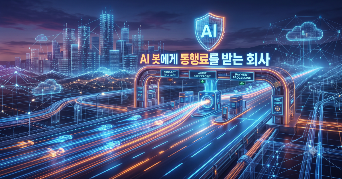 AI 봇에게 통행료를 받는 클라우드플레어 인터넷 톨게이트 이미지